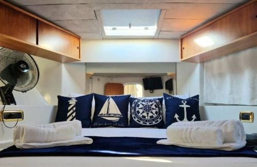 Lido di Ostia Boat Rental | Reef boat of 10 mt at the private marina "Porto Romano" - Fiumicino.
