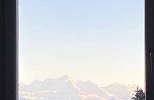 Saint-Cergue Apartment | Relax with a view of Mont Blanc and Lake Geneva