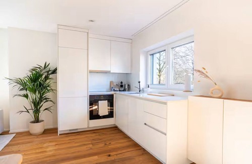 Glattbrugg Apartment | Spacious 2BR Apt Near Zurich Airport, Free Parking, River Access, 2 Workspaces