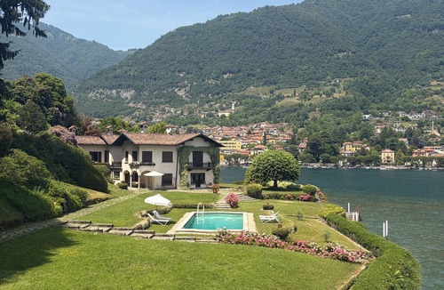 Tremezzina Villa | Stately 400sqm VILLA direct LAKE ACCESS pool & botanical park. Full privacy.