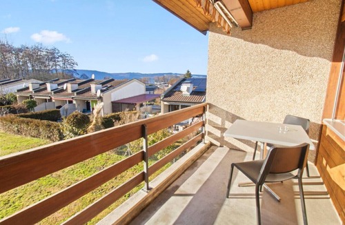 Portalban-Dessous Apartment | Studio cosy, proche du lac, avec un grand balcon