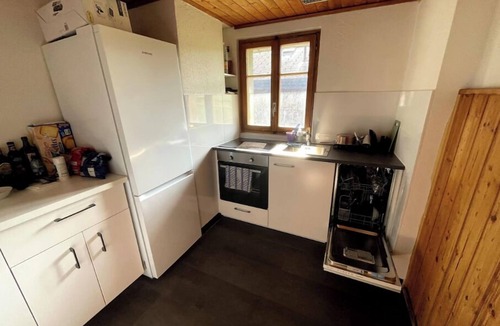 La Sage Apartment | Swiss mountain chalet, wooden interior, cosy, with a beautiful view