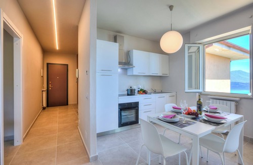 Carcioni Apartment | The Golden View: 2-Bed Apartment w/AC, Belgirate, Italy