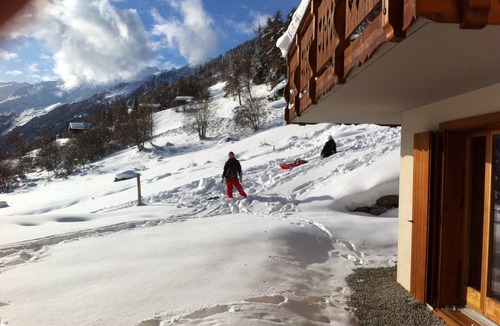 Heremence Ski Chalet | Thyon-les Collons: next to the ski slopes, large terrace