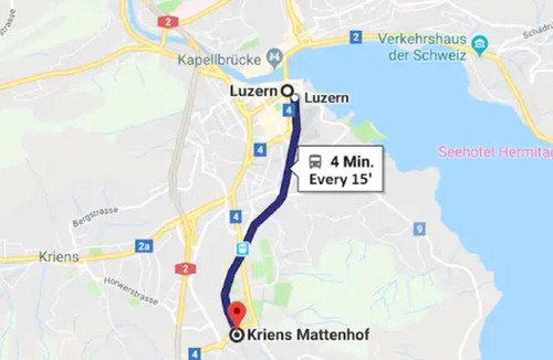 Kriens Apartment | Two bedroom apartment with Pilatus view near Lucerne