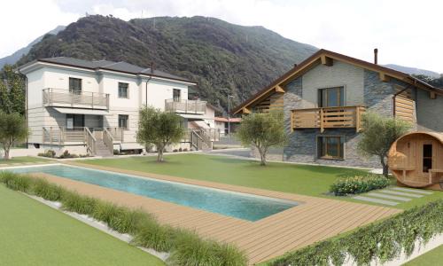 Dervio Villa | Villa Sunset - Luxury property with pool & large private garden and parking, few steps from the beach, ideal for singles, couples and a family