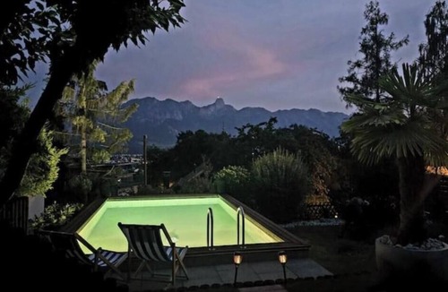 Thun Apartment | Well Zone Oase Thun Private Pool, Garden, Sauna, and Fitness Room