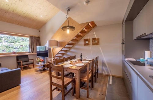 Vercorin Apartment | Wifi, 250m from shops, fitness, sauna, hammam, tv, ski locker, 67m², Vercorin