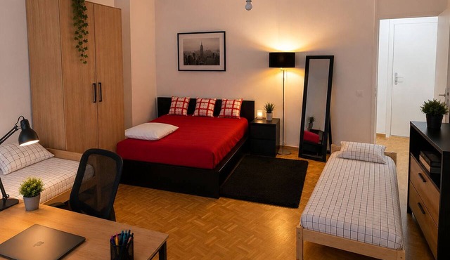 Affordable short stay for 3–4+ guests in Genève