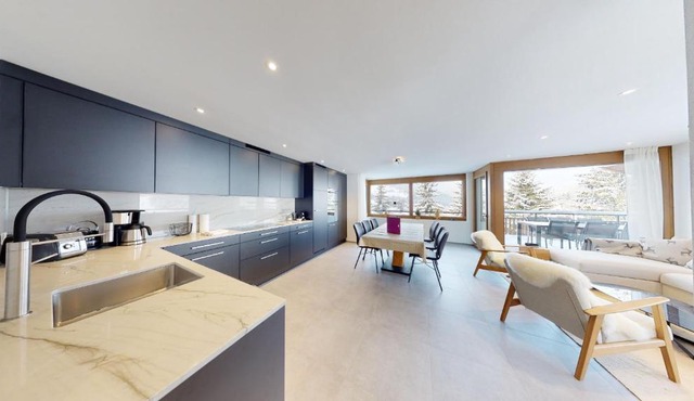 Alpen-Suite mit Spa & Bergblick