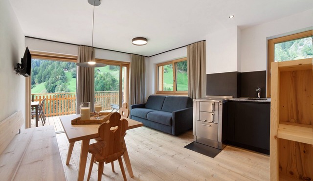 Apartment 'Herrischner 1' with Mountain View, Private Terrace and Wi-Fi in Moos in Passeier