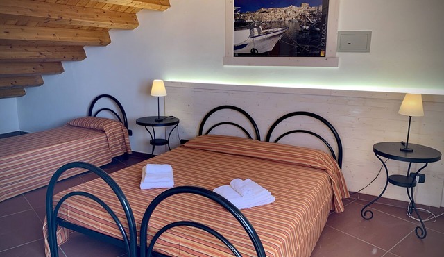 Attic Plus Two-roomed apartment of 39 square meters with veranda in Sciacca