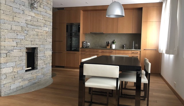 Beautiful luxury apartment in the center of St. Moritz with private parking