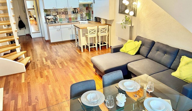Central Old Town Gem with Rare 40m² Terrace & River Views