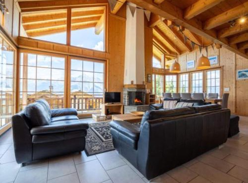 Chalet in Veysonnaz with swimming pool