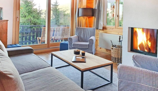Chalet, wifi, view mountain, terrace, balcony, fireplace or stove, parking, tv, 150m², Thyon