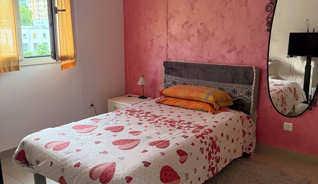 Cozy room in a new apartment, a 14-minute bus ride from Lugano city center.