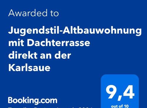 Jugendstil-Altbauwohnung mit Dachterrasse direkt an der Karlsaue in Kassel
