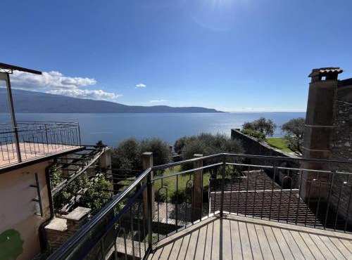 La vista dal borgo in Toscolano Maderno