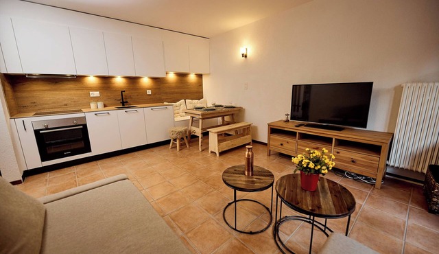 Located on the route des Collons 1800, the building Les Ecureuils is 200m from the Trabanta chairlif