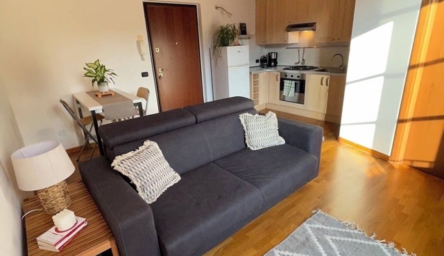 Near historic center of Bergamo, nice apartment equipped with everything.