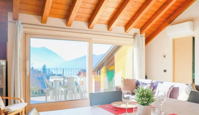Nestled in the serene and picturesque hills of BELLANO lies a cozy and enchanting loft, offering a hypnotic view of tranquil Lake Como. This perfect abode boasts a splendid terrace, designed to offer a breathtaking view of the placid lake, and an al fres