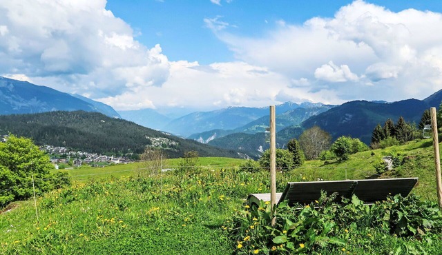 Nice apartment for 4 guests with pool, WIFI, TV, balcony and panoramic view