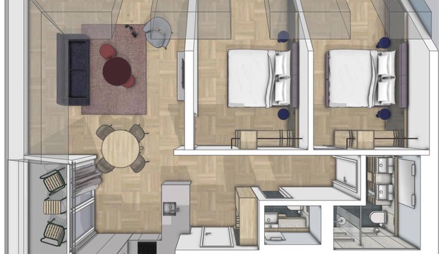 Plavna Serviced Apartment #930 Nord West
