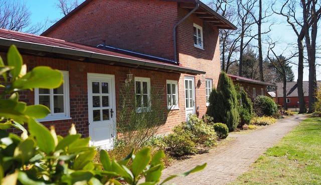 Separate bright cornflower vacation apartment on a former farm in Eimke