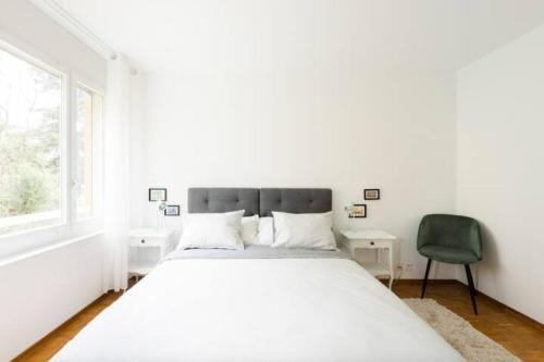 Spacious 52 sqm Cozy Flat - Free Parking - 10 min to Lausanne Old Town