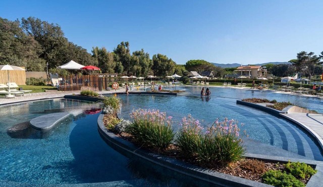 Stella del Mare Family Camping Village Lodge Comfort AGCLU for 5 persons in Castiglione della Pescaia