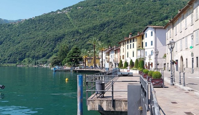 very nice apartment with equipped patio overlooking the lake