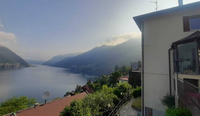 Villa top view Lake Como