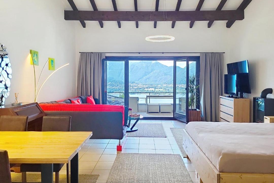 Piazzogna Apartment | Apartment Residenza Miralago Apt- C27 by Interhome