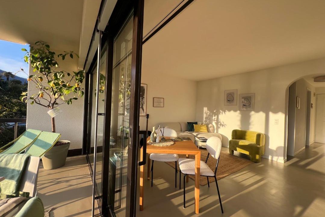 Morcote Apartment | Morcote Limone Suite mit traumhafter Seesicht