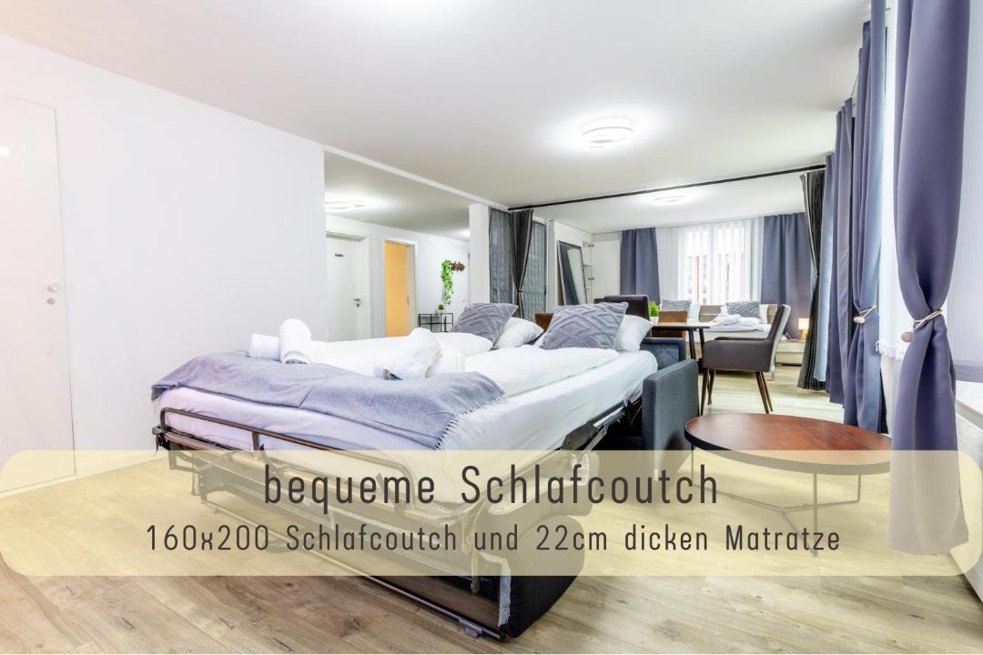 St. Gallen Apartment | Modern 80qm Flat with Balcony & free Parking