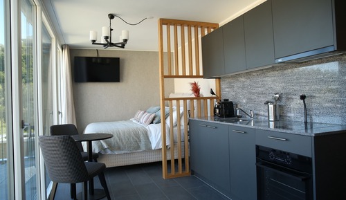 Standard Studio, Kitchen, Garden View