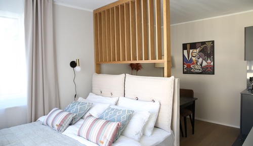 Deluxe Studio Suite, Kitchen, Garden View
