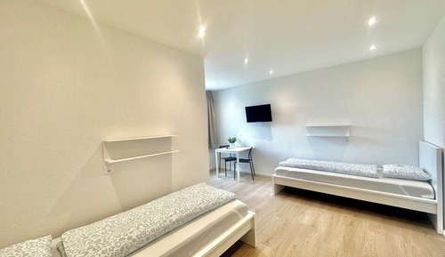 Zweibettzimmer zur Alleinnutzung mit Allgemeinbad