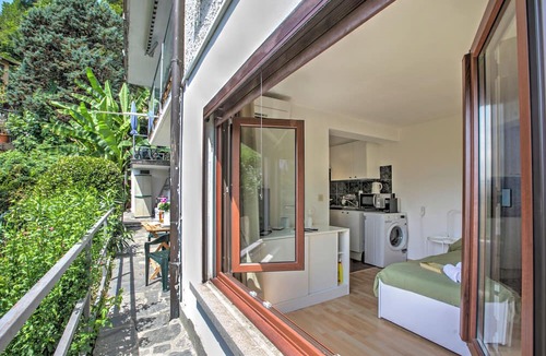 Agno Apartment | Studio W/panoramic View, Shared Pool, Garden & Terrace