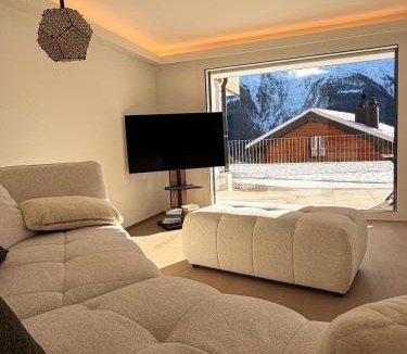 Bellwald Apartment | Design Apartment mit Panorama-Blick Casa Alpine Glow