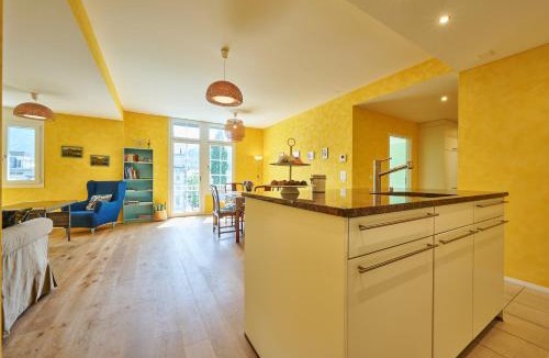 Unterseen Apartment | Apartment Du Pont with Jungfrau and River View