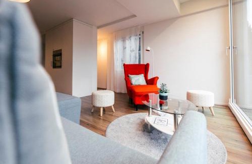 Ebikon Apartment | Neue Wohnung an Stadtrand mit Parkplatz