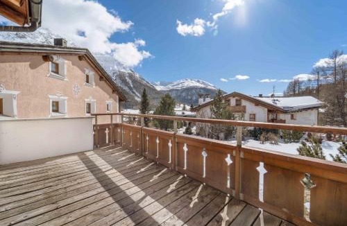 Madulain Apartment | Luxury Chalet St Moritz with View - 4 Bedrooms