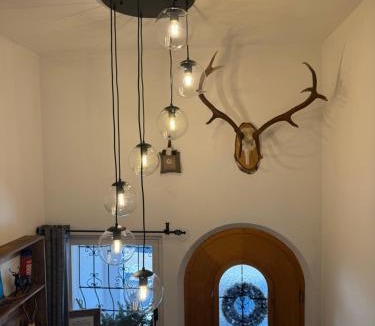 Engadin Scoul House | Exklusives Berg-Bijou mit Bergblick mit privaten Wellnessbereich Hot Tube und Sauna -Hunde herzlich Willkommen mit eingezäunten Grundstück