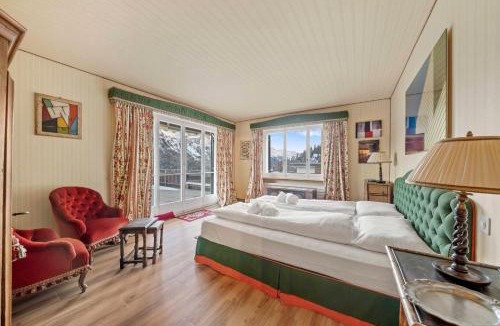 St. Moritz Apartment | StMoritz Center Vintage Terrace 180 full lake view