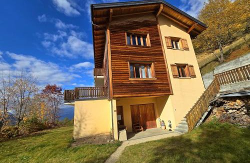 Saint-Martin Apartment | Appartement Tsandelanne avec terrasse panoramique, Val d'Hérens