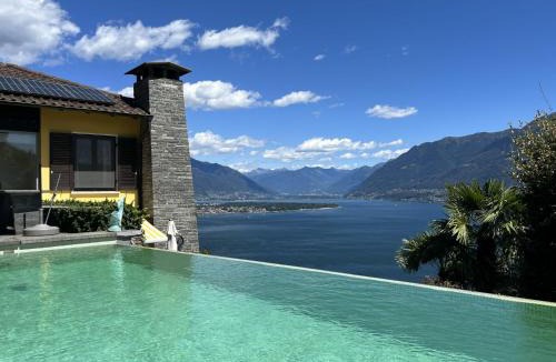 Porto Ronco House | Holiday Home Panorama Lakeview Lago Maggiore by Interhome