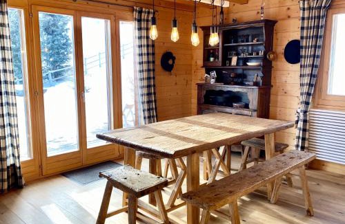 Heremence Ski Chalet | La Pourvoirie - 4 Vallées - Thyon-Les Collons, 10 pers, ski à 200 m, 4 parkings, vue fantastique !