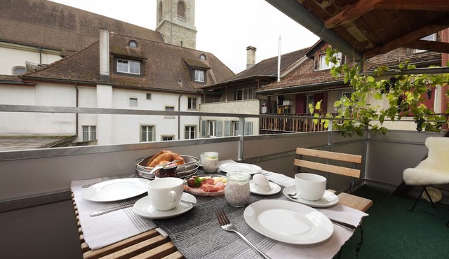 Flat "WohlfühlNest" with balcony